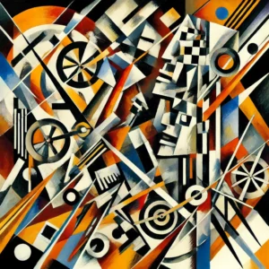 modernist painting illustation