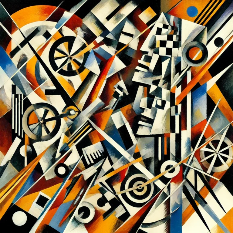 modernist painting illustation
