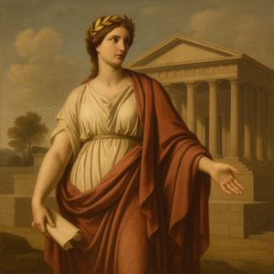 Digital art by Ane Boa: Neoclassicism