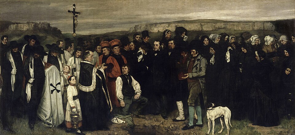 Gustave Courbet &ndash; &ldquo;A Burial at Ornans&rdquo; (1849&ndash;1850)