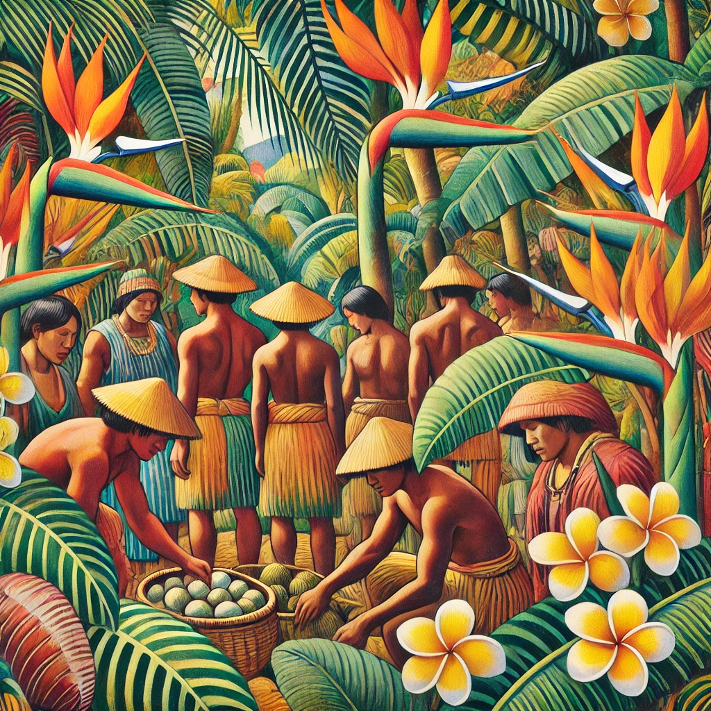 Mal som Paul Gauguin: