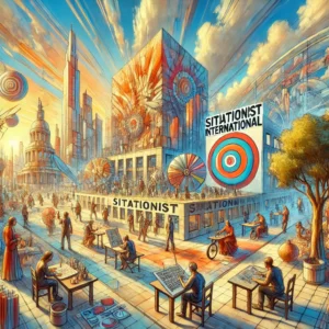 The Situationist International movement transforming a city with art and activism.