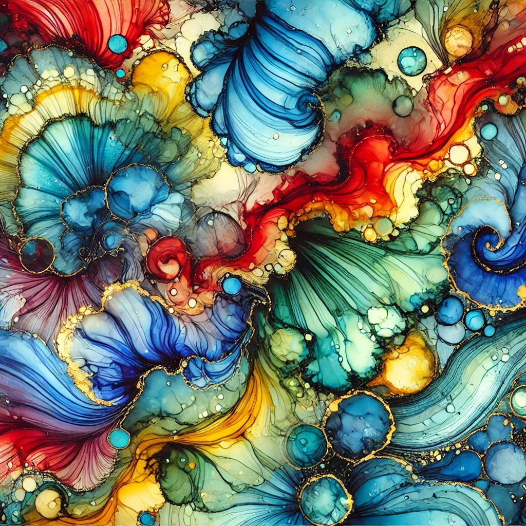 alcohol ink example